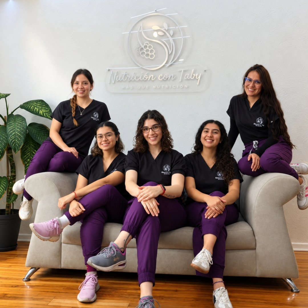 Equipo de atención de Nutrición con Taby